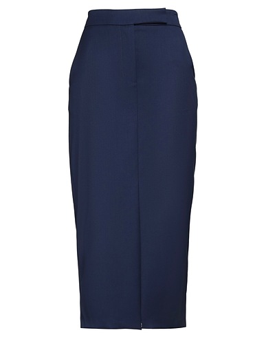 HOPPER Midi-Rock Blau 67% Polyester, 31% Viskose, 2% Elastan