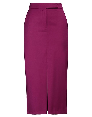 HOPPER Gonna midi Malva 67% Poliestere, 31% Viscosa, 2% Elastan