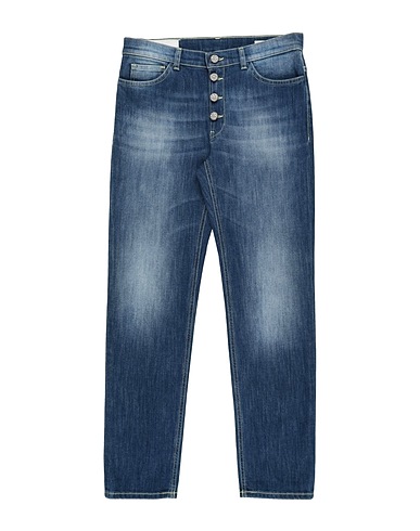 DONDUP Denim trousers Blue 89% Cotton, 11% Elastomultiester