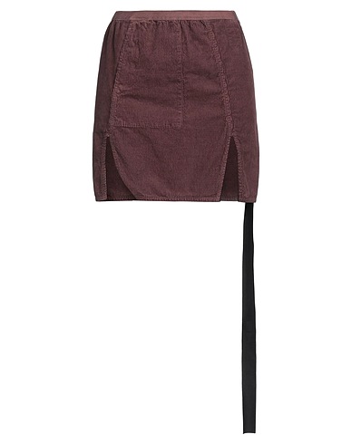 DRKSHDW by RICK OWENS Mini skirt Mauve 100% Cotton