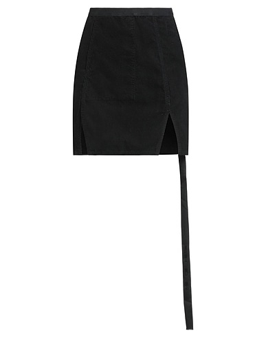 DRKSHDW by RICK OWENS ミニスカート ブラック コットン 100%