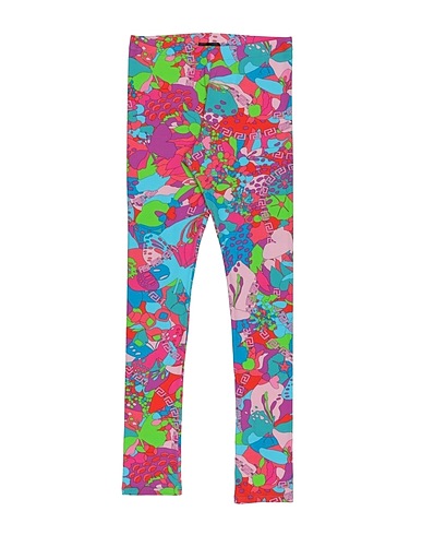 VERSACE YOUNG Leggings Fuchsia 94% Cotton, 6% Elastane