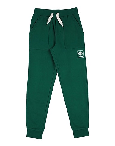 TIMBERLAND Casual trouser Green 74% Cotton, 26% Polyester
