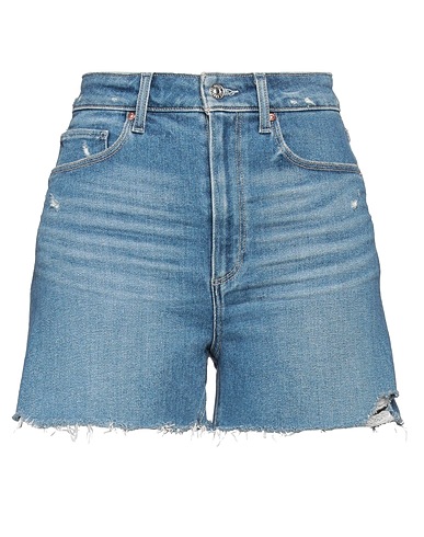 PAIGE Denim shorts Blue 93% Cotton, 5% Polyester, 2% Elastane