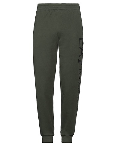 EA7 Casual pants Military green 100% Cotton