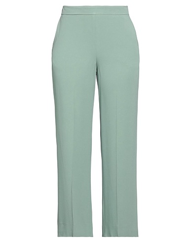 MALÌPARMI Casual pants Light green 71% Acetate, 29% Viscose