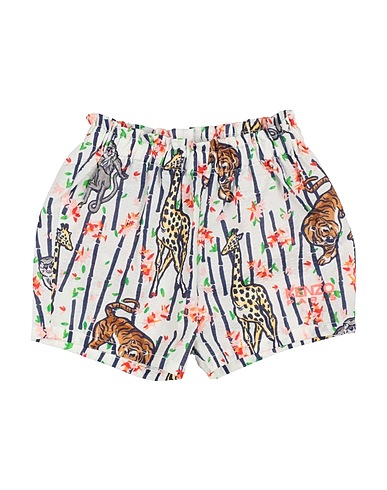 KENZO KIDS Shorts & Bermuda White 100% Cotton