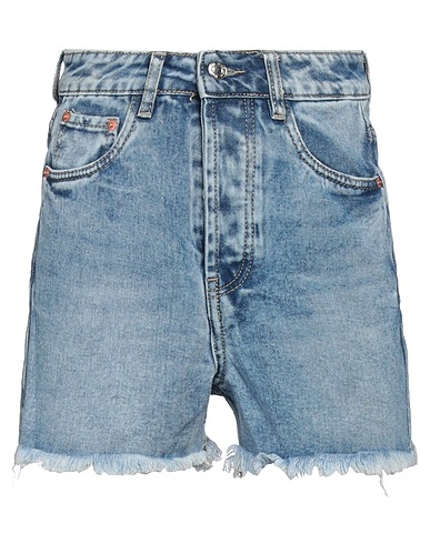 FUTUR3 Denim shorts Blue 100% Cotton