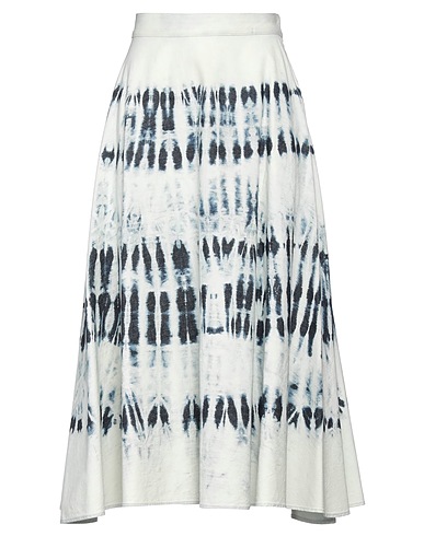 WEEKEND MAX MARA Midi-Rock Himmelblau 100% Baumwolle