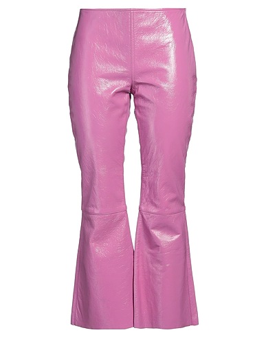 MARQUES' ALMEIDA Hosen Malve 100% Leder