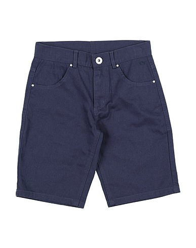 SUPERGA Denim shorts Midnight blue 100% Cotton