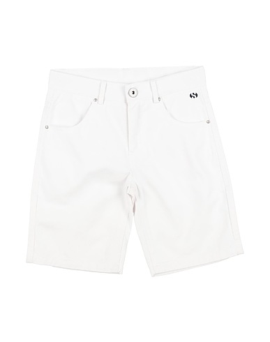 SUPERGA Shorts jeans Bianco 100% Cotone