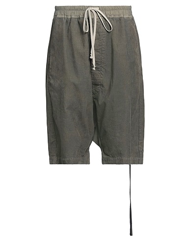 DRKSHDW by RICK OWENS Shorts & Bermuda Military green 100% Cotton