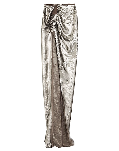 RICK OWENS Jupe longue 100% Soie, Polyester