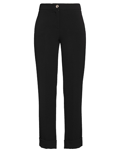 LIU •JO Casual trouser Black 95% Polyester, 5% Elastane