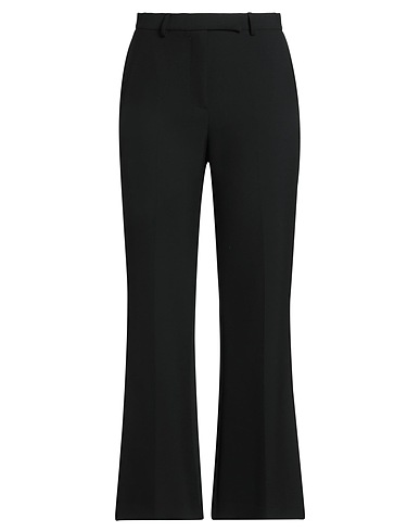SIMONA CORSELLINI Casual pants Black 63% Polyester, 27% Viscose, 7% Cotton, 3% Elastane