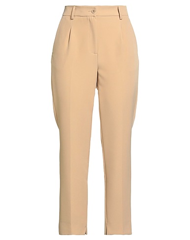 BLUGIRL Casual pants Beige 89% Polyester, 11% Elastane
