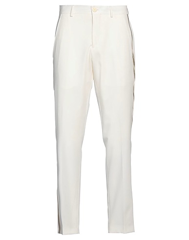 UNGARO パンツ ホワイト ポリエステル 55% / レーヨン 39% / ポリウレタン 6%