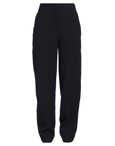 EMPORIO ARMANI Casual trouser Midnight blue 54% Cotton, 45% Polyester, 1% Elastane