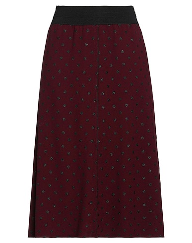 MARC JACOBS Midi skirt Burgundy 100% Wool