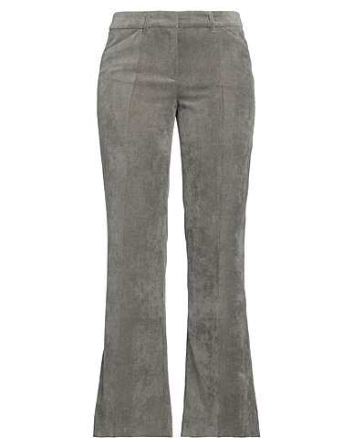 LUISA CERANO Casual trouser Military green 90% Polyester, 8% Polyamide, 2% Elastane