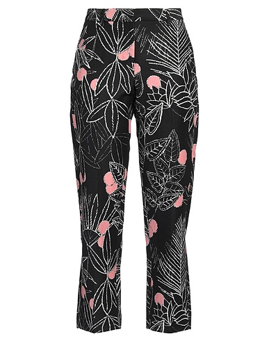 PAUL SMITH BLACK LABEL Casual trouser Black 50% Viscose, 28% Linen, 22% Cotton
