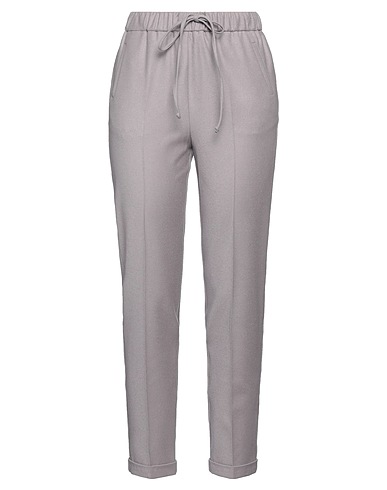 AMINA RUBINACCI Casual pants Grey 90% Virgin Wool, 7% Polyamide, 3% Elastane
