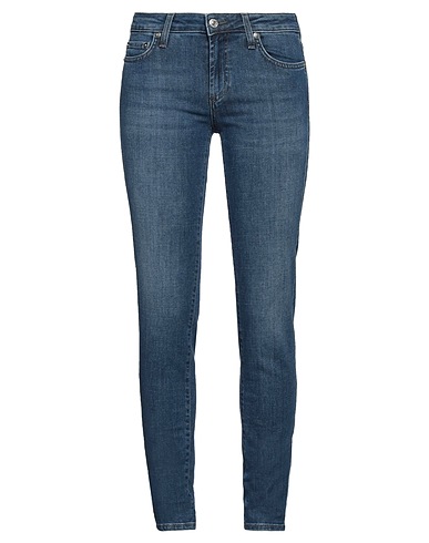 ROŸ ROGER'S Denim trousers Blue 98% Cotton, 2% Elastane