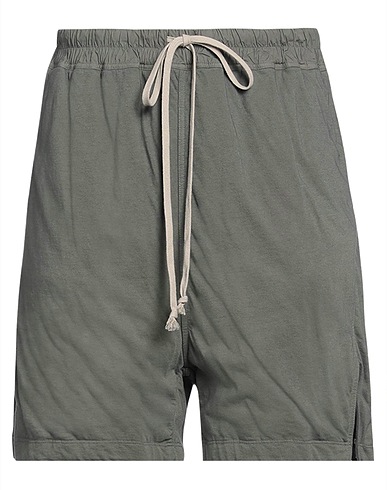 DRKSHDW by RICK OWENS Shorts & Bermuda Grigio 100% Cotone, Elastan