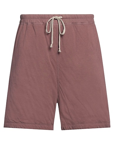 DRKSHDW by RICK OWENS Shorts & Bermuda Chocolate brown 100% Cotton, Elastane
