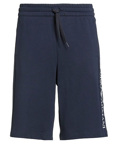 EA7 Shorts & Bermudas Nachtblau 100% Baumwolle