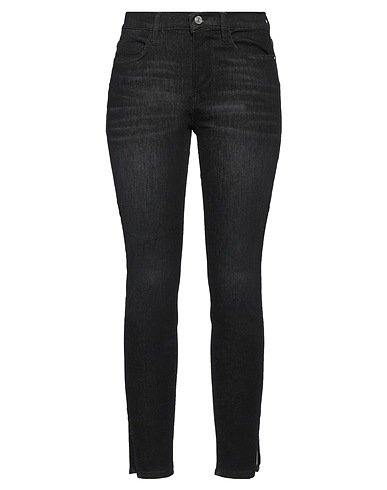 FRAME Denim trousers Black 67% Cotton, 13% Recycled cotton, 11% Lyocell, 5% Elasterell-p, 4% Elastane