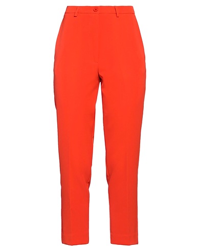 VICOLO Casual trouser Orange 88% Polyester, 12% Elastane
