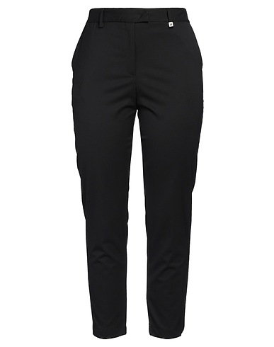 MYTHS Casual pants Black 58% Virgin Wool, 38% Polyamide, 4% Elastane