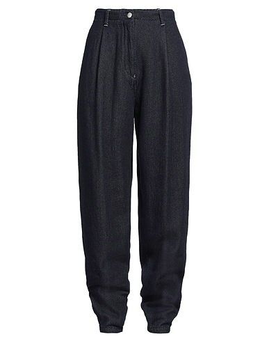EMPORIO ARMANI Casual trouser Midnight blue 100% Cotton