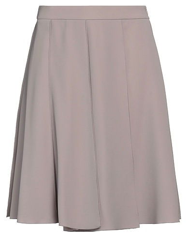 EMPORIO ARMANI Mini skirt Light grey 100% Polyester