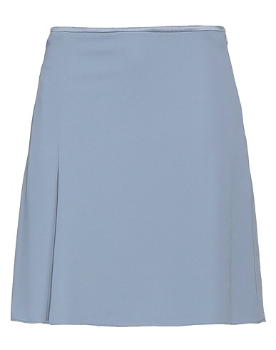 EMPORIO ARMANI Mini skirt Light blue 100% Polyester