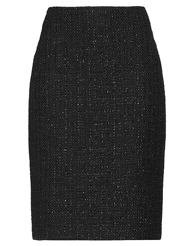 EMPORIO ARMANI Midi skirt Black 100% Polyester
