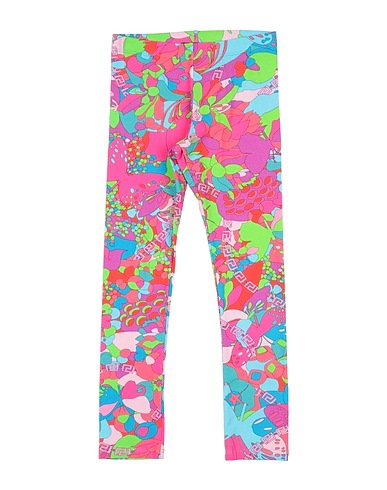 VERSACE YOUNG Leggings Fucsia 94% Cotone, 6% Elastan