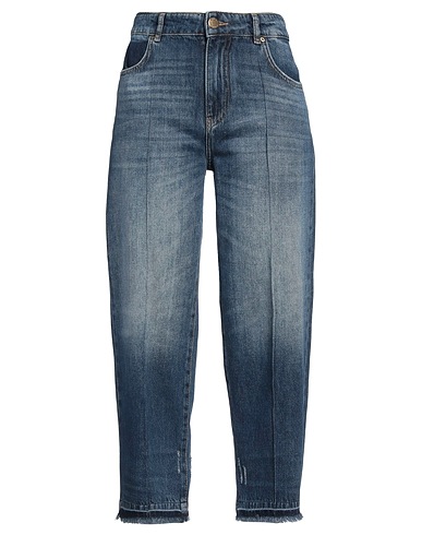 PINKO Denim trousers DENIM Blue 100% Cotton