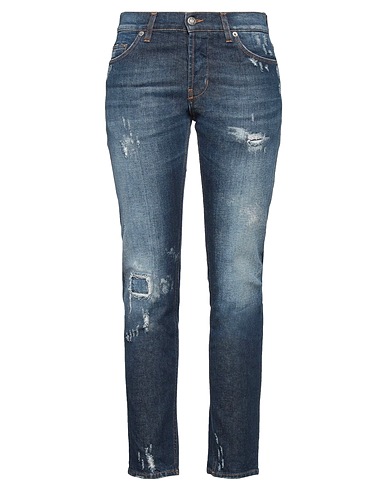 AGLINI Denim pants Blue 98% Cotton, 2% Elastane