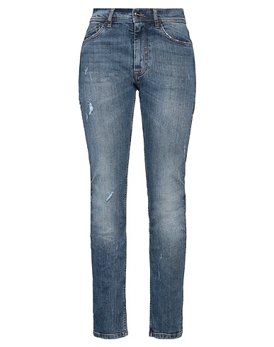 ICEBERG Denim trousers Blue 99% Cotton, 1% Elastane