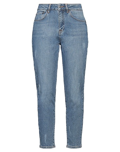 ICEBERG Denim trousers Blue 99% Cotton, 1% Elastane