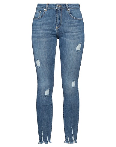 ICEBERG Denim trousers Blue 91% Cotton, 6% Polyester, 3% Elastane