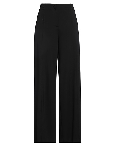 LIVIANA CONTI Casual pants Black 61% Viscose, 34% Polyamide, 5% Elastane