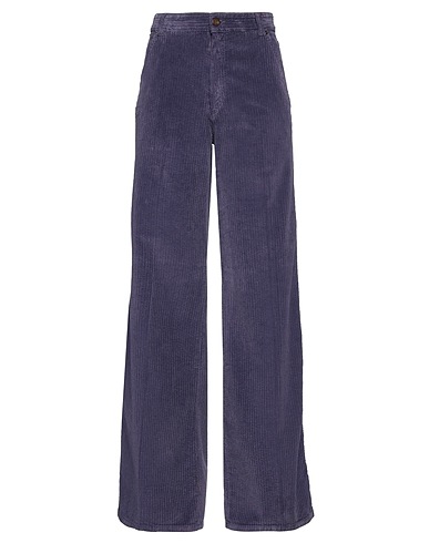 PT Torino Casual pants Purple 98% Cotton, 2% Elastane