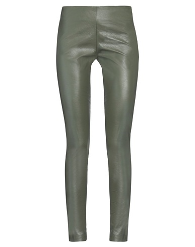 ANNARITA N Casual pants VERDE MILITARE 60% Polyester, 40% Polyurethane