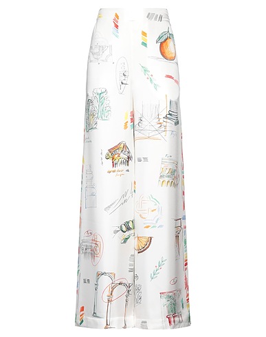 CASABLANCA Casual pants White 100% Silk