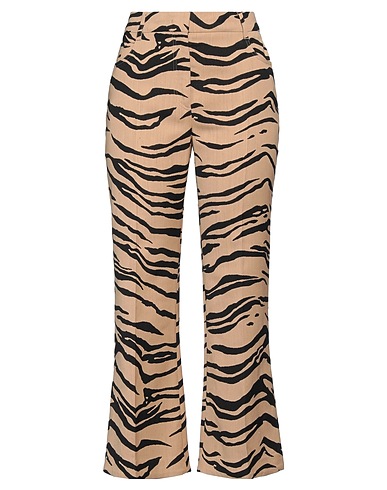 STELLA McCARTNEY Casual pants Beige 58% Wool, 37% Cotton, 4% Polyamide, 1% Elastane