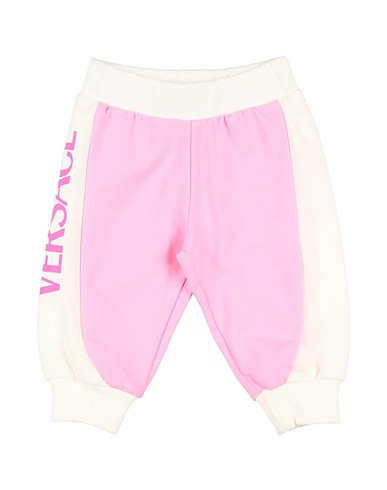 VERSACE YOUNG Casual trouser Pink 94% Cotton, 6% Elastane